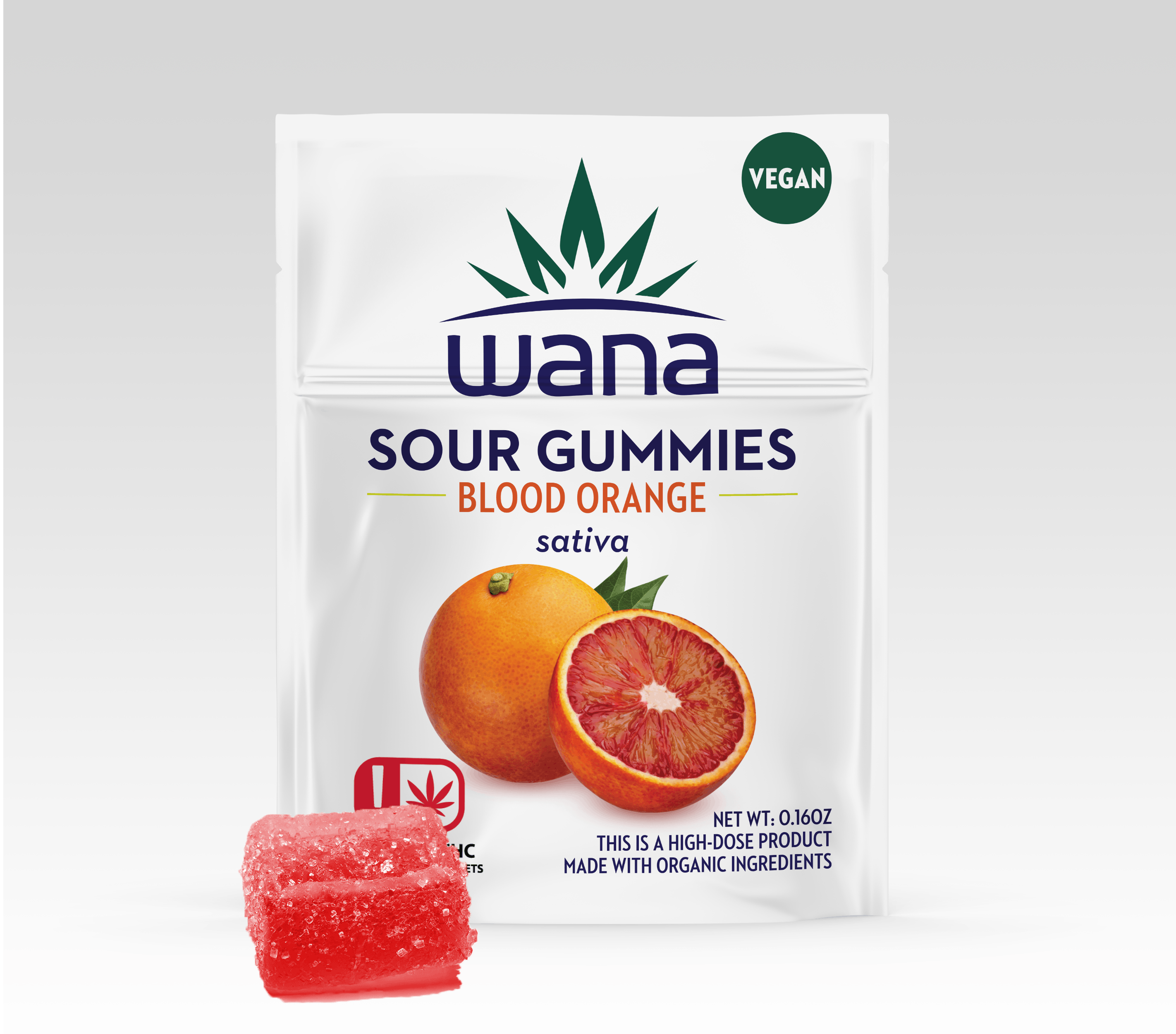 Wana Edibles - Blood Orange - Sativa (High-Dose)[1 pack] - 1