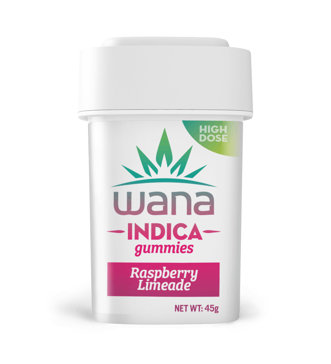 Wana Edibles - Raspberry Limeade - Indica (High-Dose)[10 pack] - 1