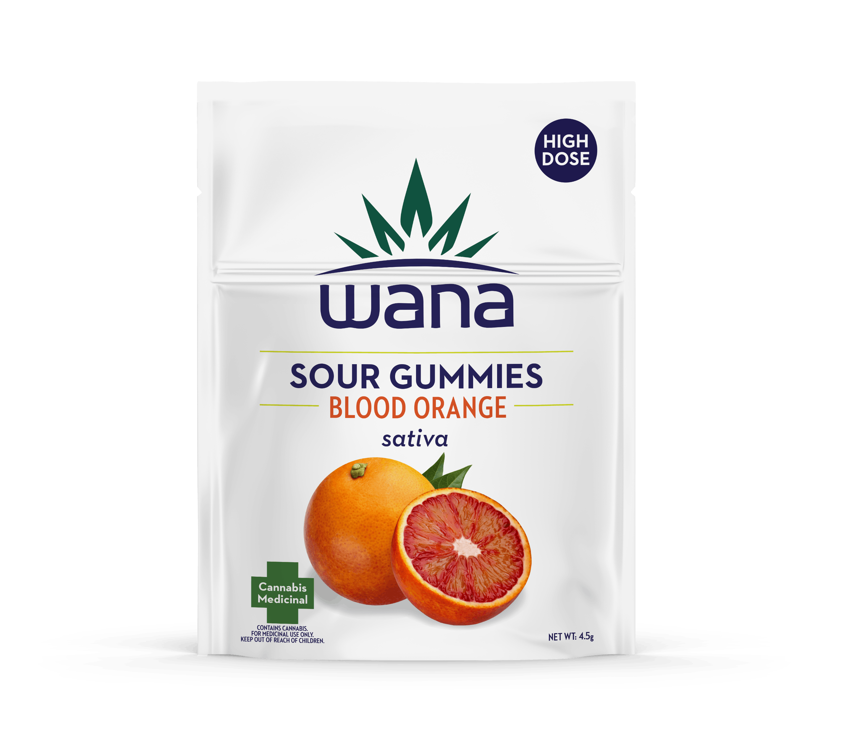 Wana Edibles - Blood Orange - Sativa (High-Dose)[1 pack] - 1