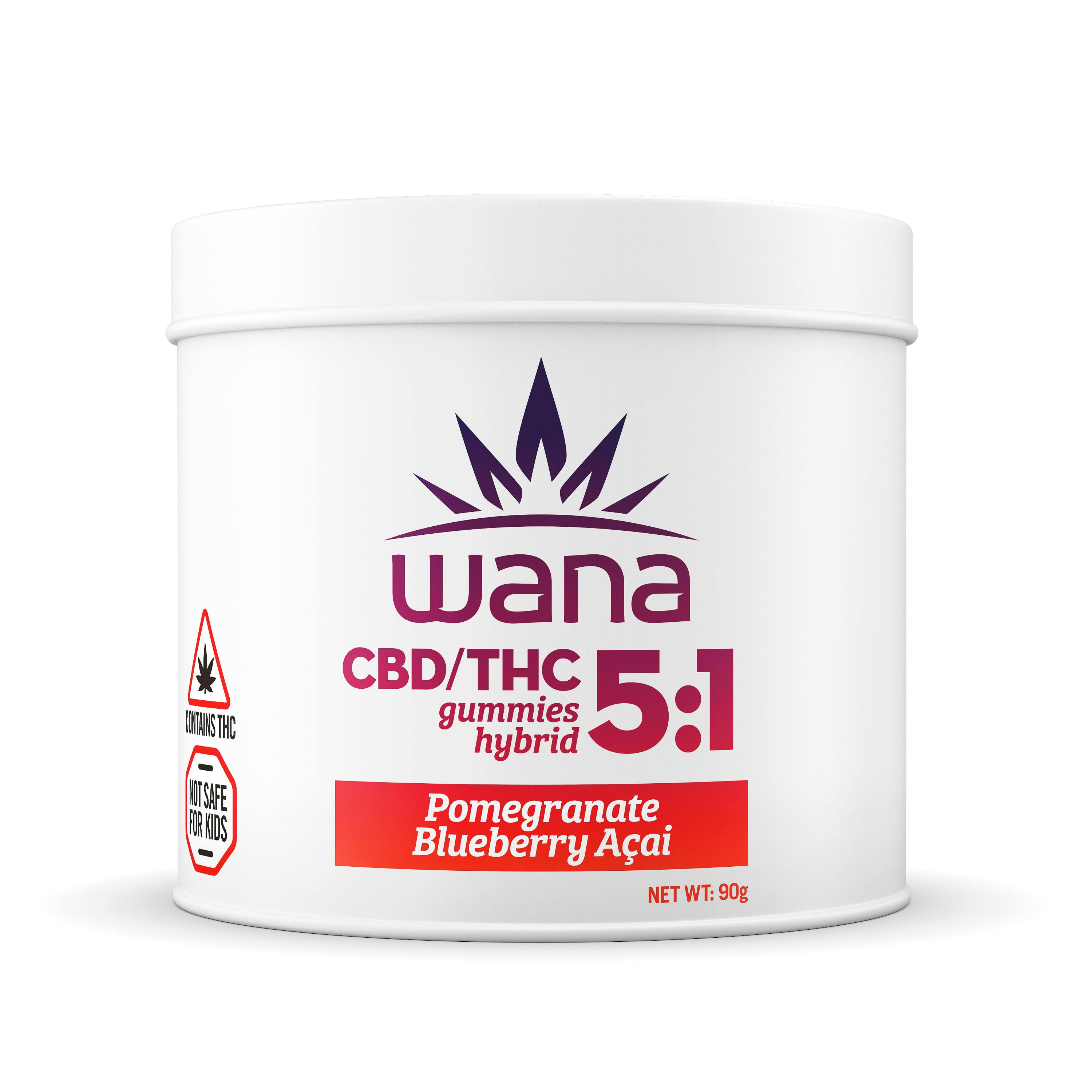 Wana Edibles - Pomegranate Blueberry Acai 5:1 [20 pack] - 1