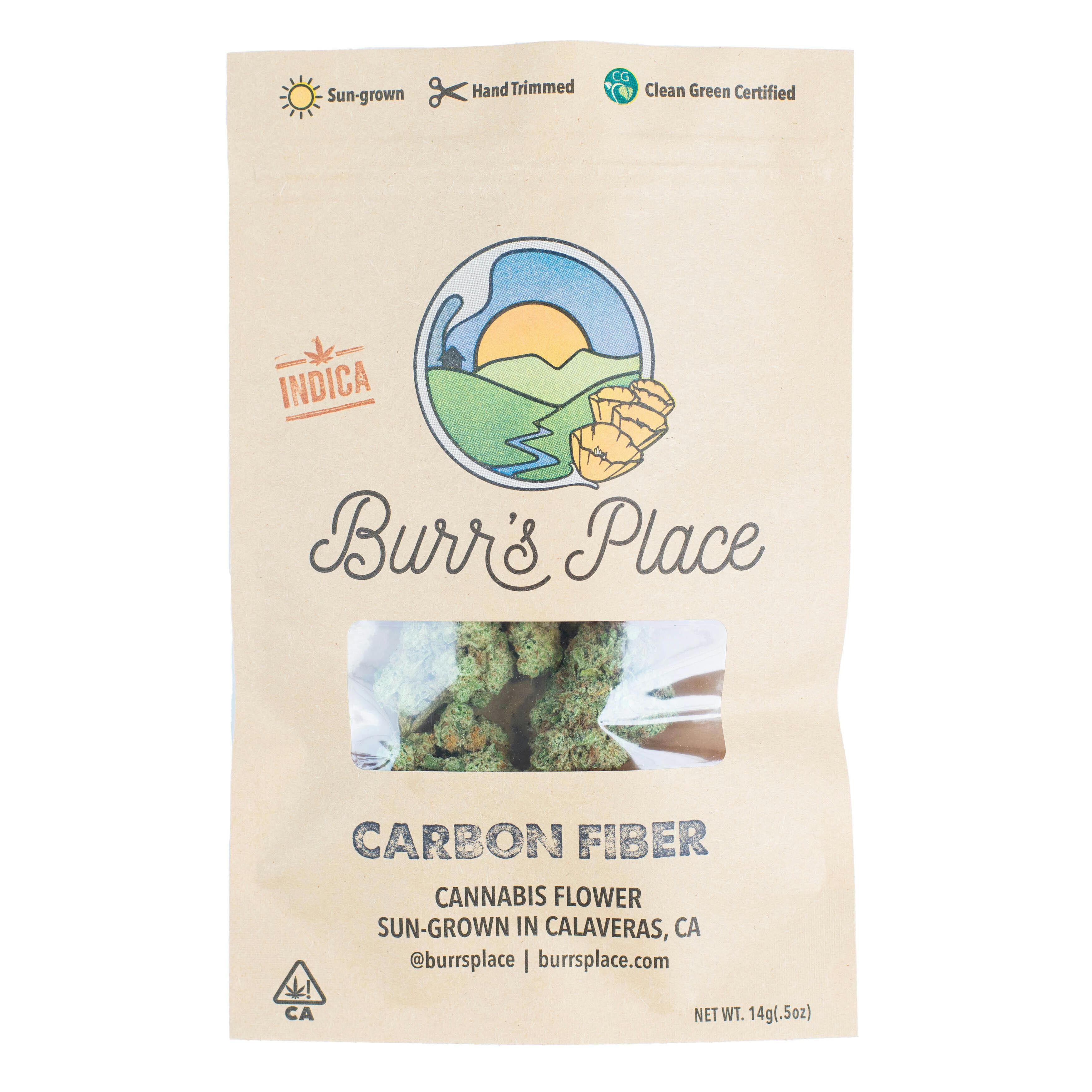 Burr's Place - Carbon Fiber | Big Buds | 14g - 1