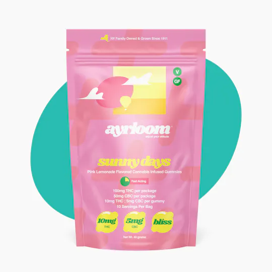 ayrloom - ayrloom | Pink Lemonade "Sunny Days" | 2:1 | 10MG THC : 5MG CBC | 10 Pack - 1