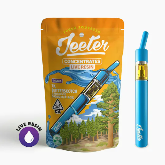 Jeeter - Jeeter | TK Butterscotch | Live Resin Straw Disposable | 0.5g - 1