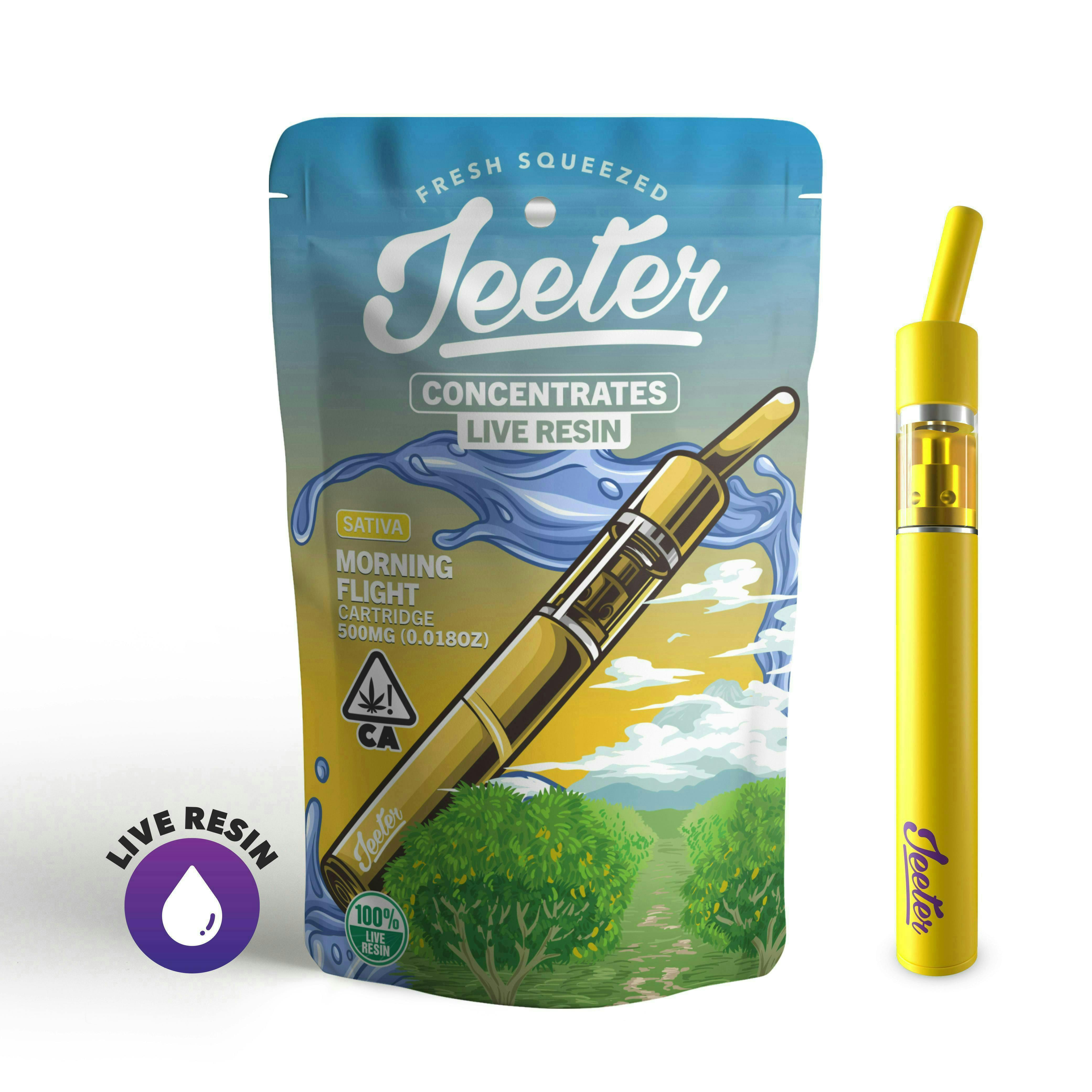Jeeter - Jeeter Juice Disposable Live Resin Straw - Morning Flight - 1