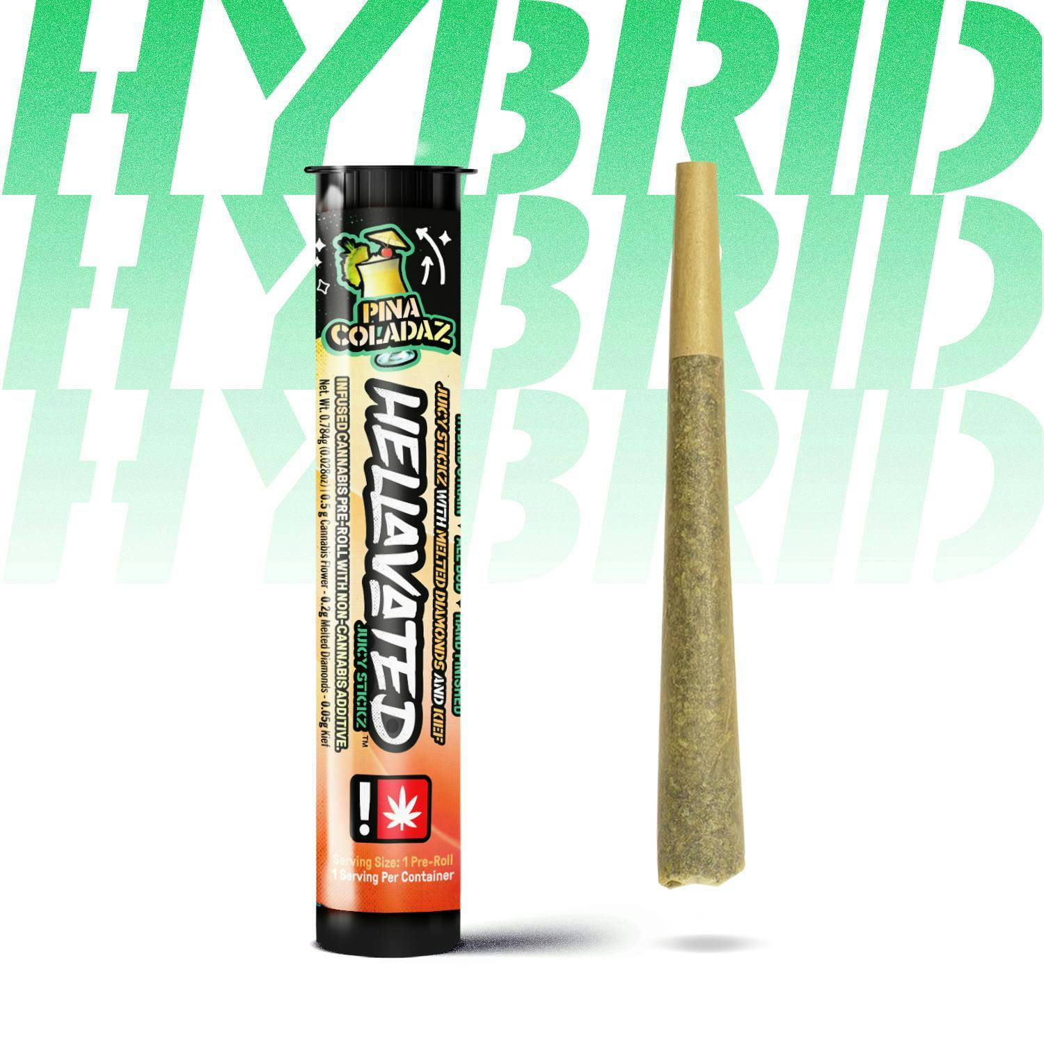 Hellavated - Pina Coladaz Cocktailz Juicy Stickz .75g - 1