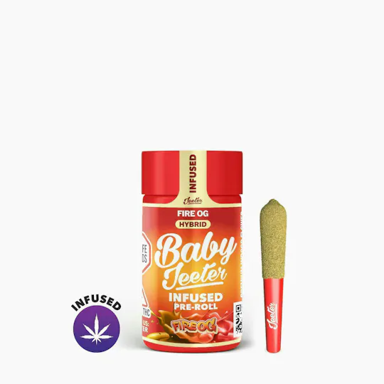 Jeeter - Jeeter | Fire OG | Baby Infused Minis | 0.5g each | 5pk - 1