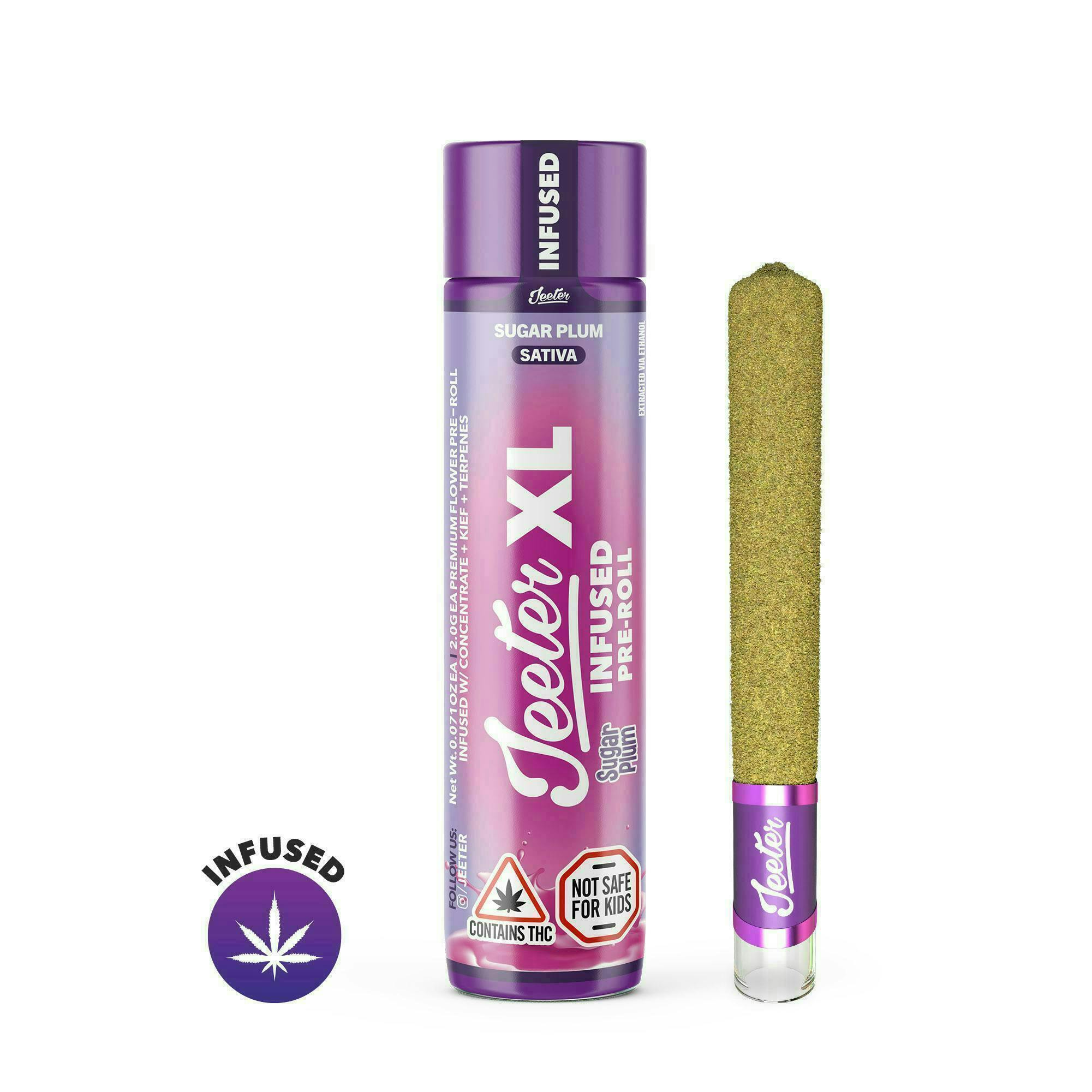 Jeeter - Jeeter | Sugar Plum | XL Infused Joint | 2g - 1