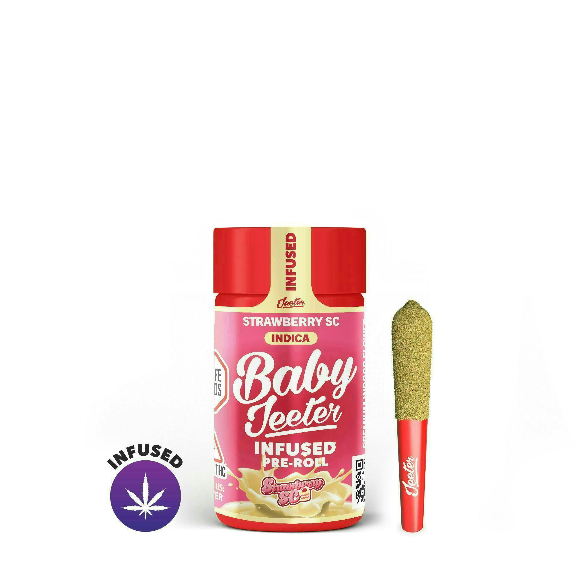 Jeeter - Jeeter | Strawberry SC | Baby Infused Minis | 0.5g each | 5pk - 1
