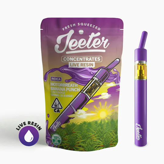 Jeeter - Jeeter | Motorbreath Banana Punch | Live Resin Straw Disposable | 0.5g - 1
