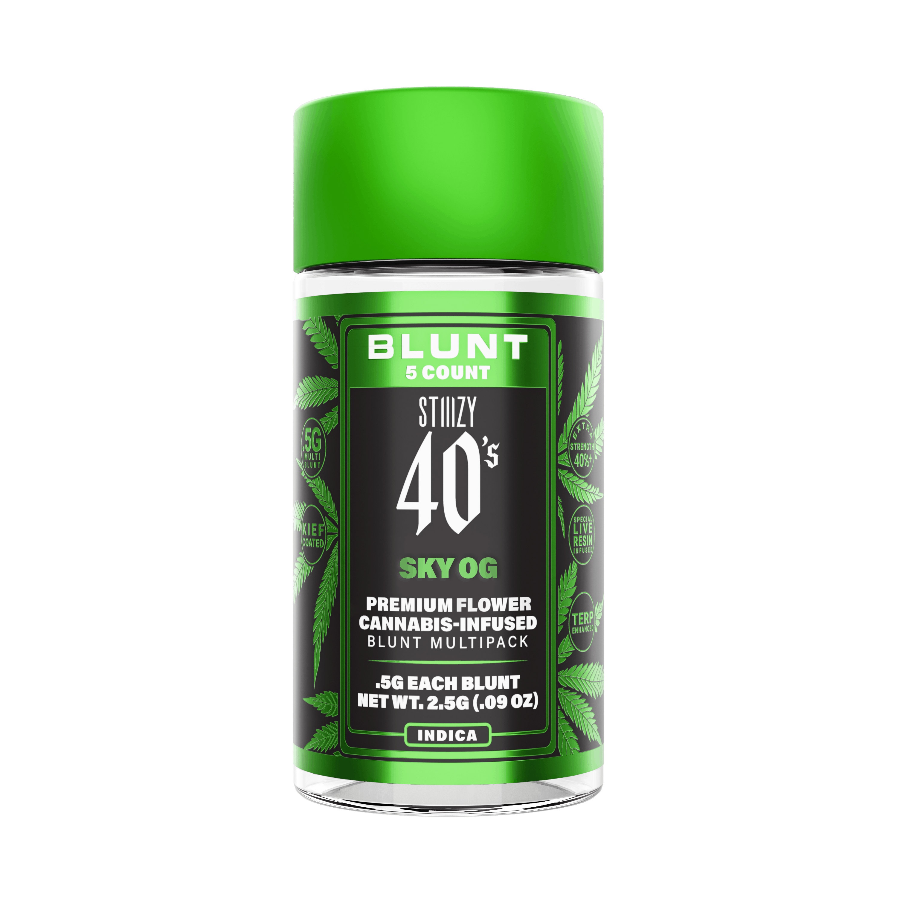 STIIIZY - - SKY OG - .5G 40's Infused Mini Blunt 5 Pack - 1