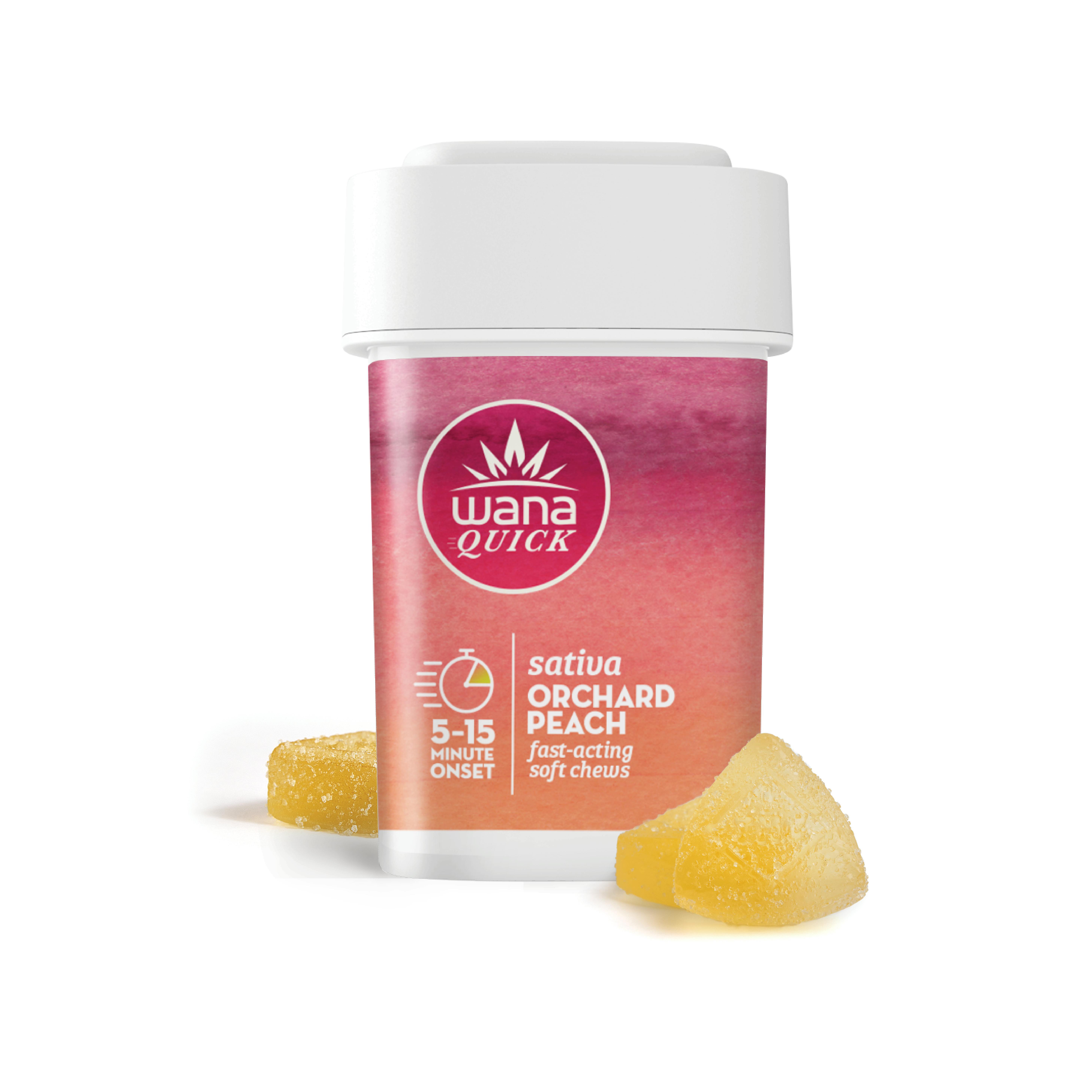 Wana Edibles - Orchard Peach - Sativa [10 pack] - 1