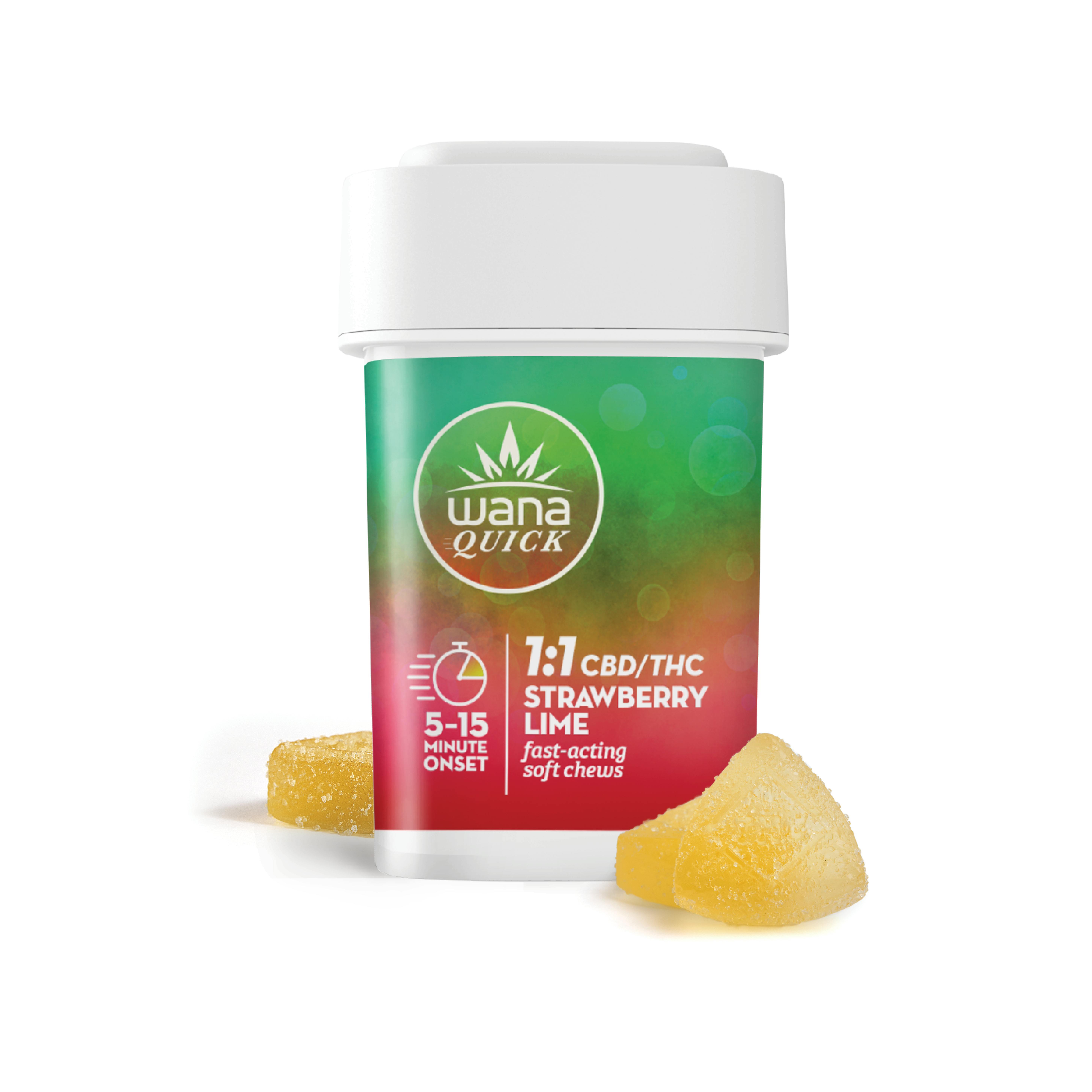 Wana Edibles - Strawberry Lime 1:1 [10 pack] - 1