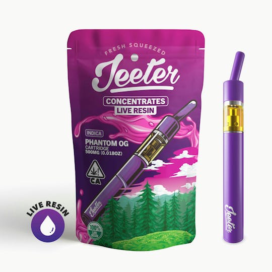 Jeeter - Jeeter Juice Disposable Live Resin Straw - Phantom OG - 1