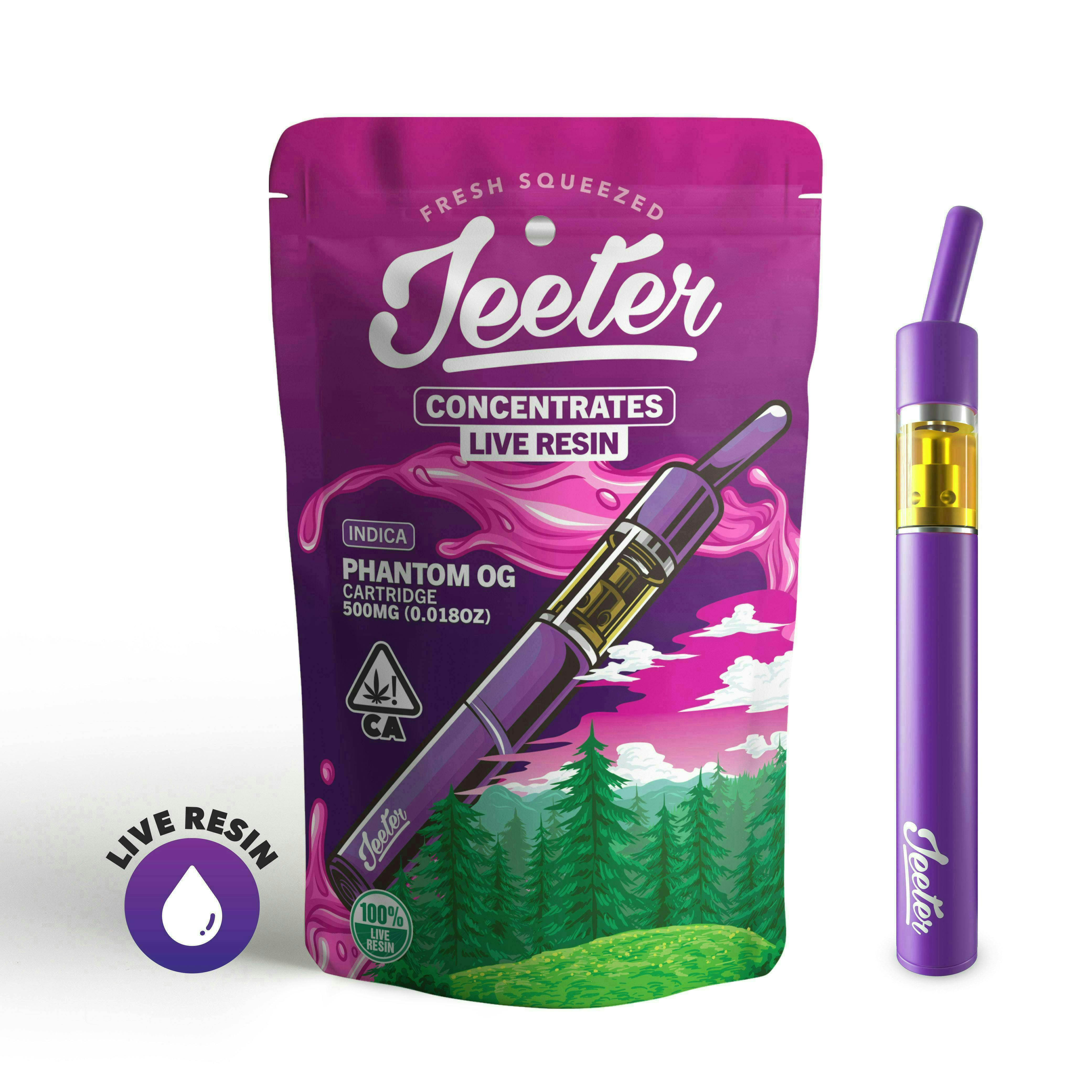 Jeeter - Jeeter | Phantom OG | Live Resin Straw Disposable | 0.5g - 1