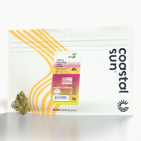 Coastal Sun - Cherry Lime Dog Sungrown Flower 28g - 1