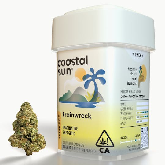 Coastal Sun - Trainwreck Sungrown Flower 7g - 1