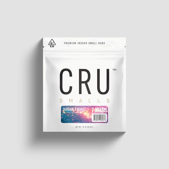 CRU Cannabis - Durban x Runtz (7 Grams Smalls Flower) - 1