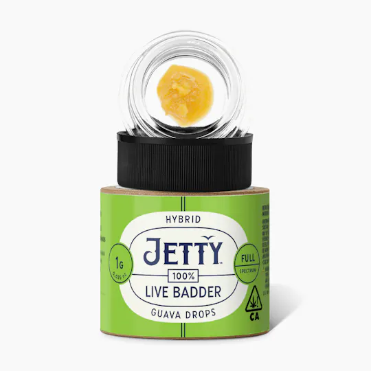 Jetty Extracts - Guava Drops | Live Badder | 1g - 1