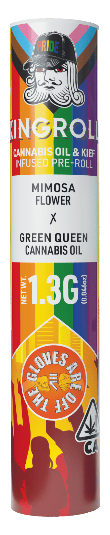 Kingroll - Kingroll Pride Month | Mimosa x Green Queen | Infused Joint | 1.3g - 1