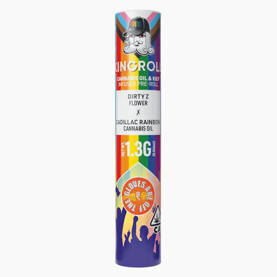 Kingroll - Kingroll Pride Month | Dirty Z x Cadillac Rainbow | Infused Joint | 1.3g - 1