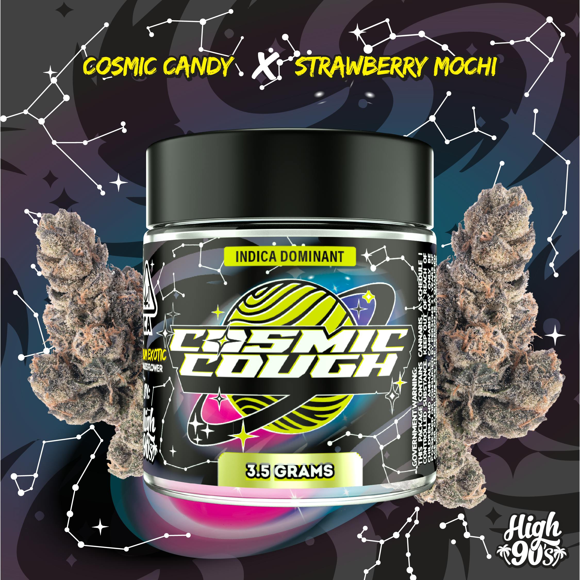 HIGH 90s - High 90s : Cosmic Cough 3.5g Flower - 1