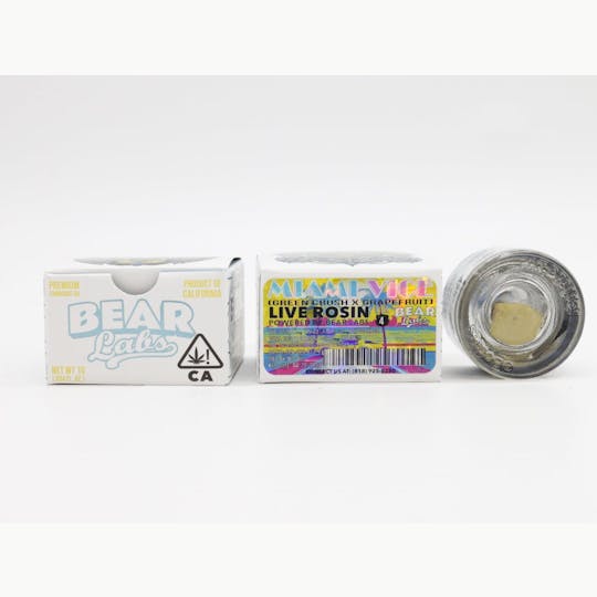 Bear Labs - Miami Vice T4 Live Rosin - 1g - 1