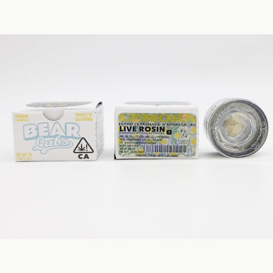 Bear Labs - Lemosa T1 Live Rosin - 1g - 1