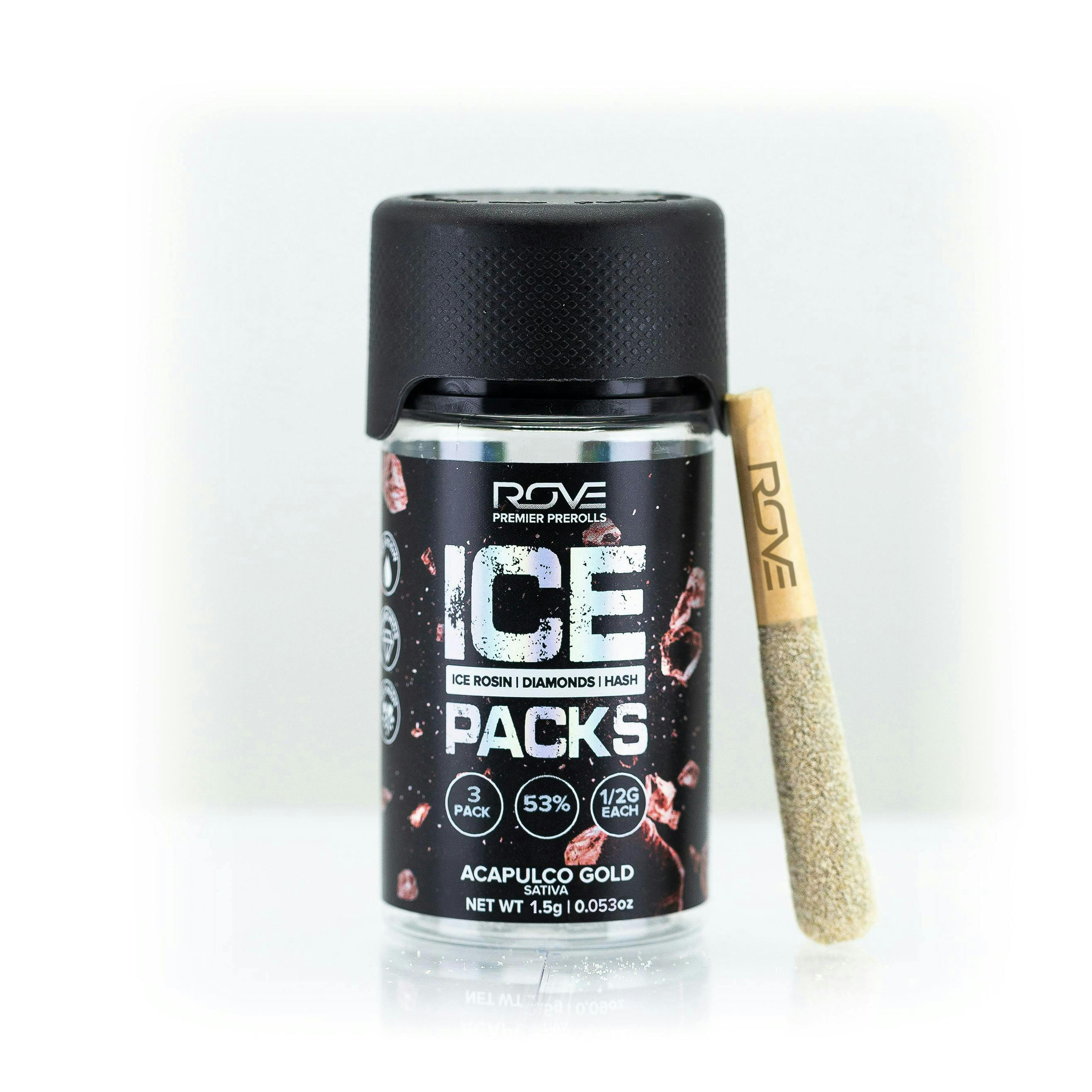 ROVE - Acapulco Gold | Infused Ice Packs (Rosin, Hash, and Diamonds) | 3x 0.5g - 1