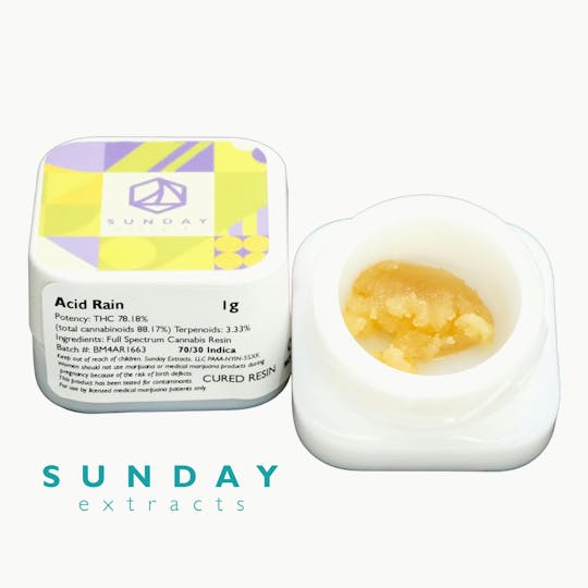 Sunday Extracts - 1g Concentrate Acid Rain - 1
