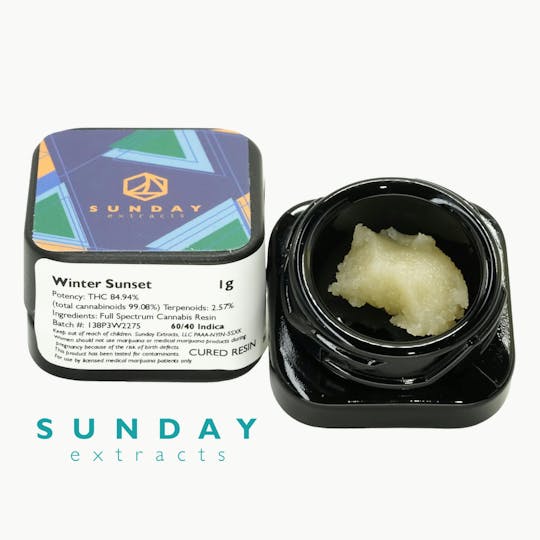 Sunday Extracts - 1g Concentrate Winter Sunset - 1