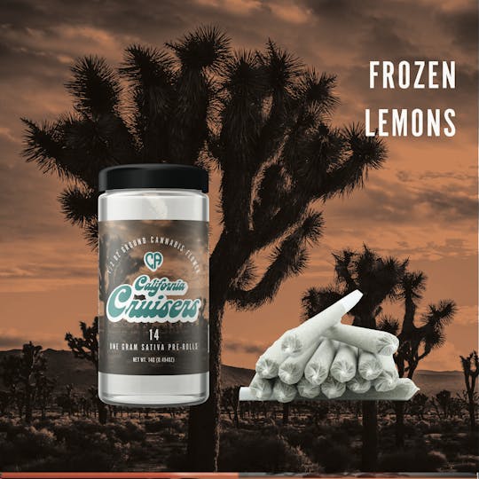 California Love - Frozen Lemons - California Cruisers - 14G (14 pack) - 1