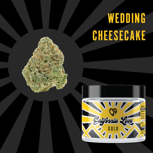 California Love - Wedding Cheesecake - Gold - 3.5G - 1