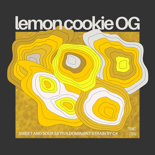C4 (Carroll County Cannabis Co.) - Lemon Cookie OG .5 Gram Pre-Roll 5 Pack - 1