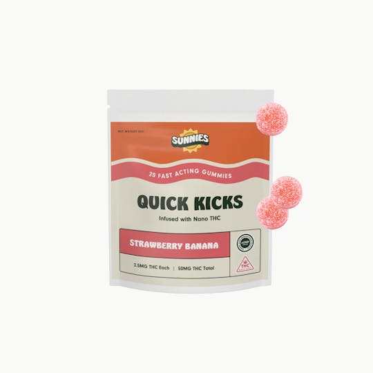 SunMed Growers - Strawberry Nano Gummies Edible 50mg - 1