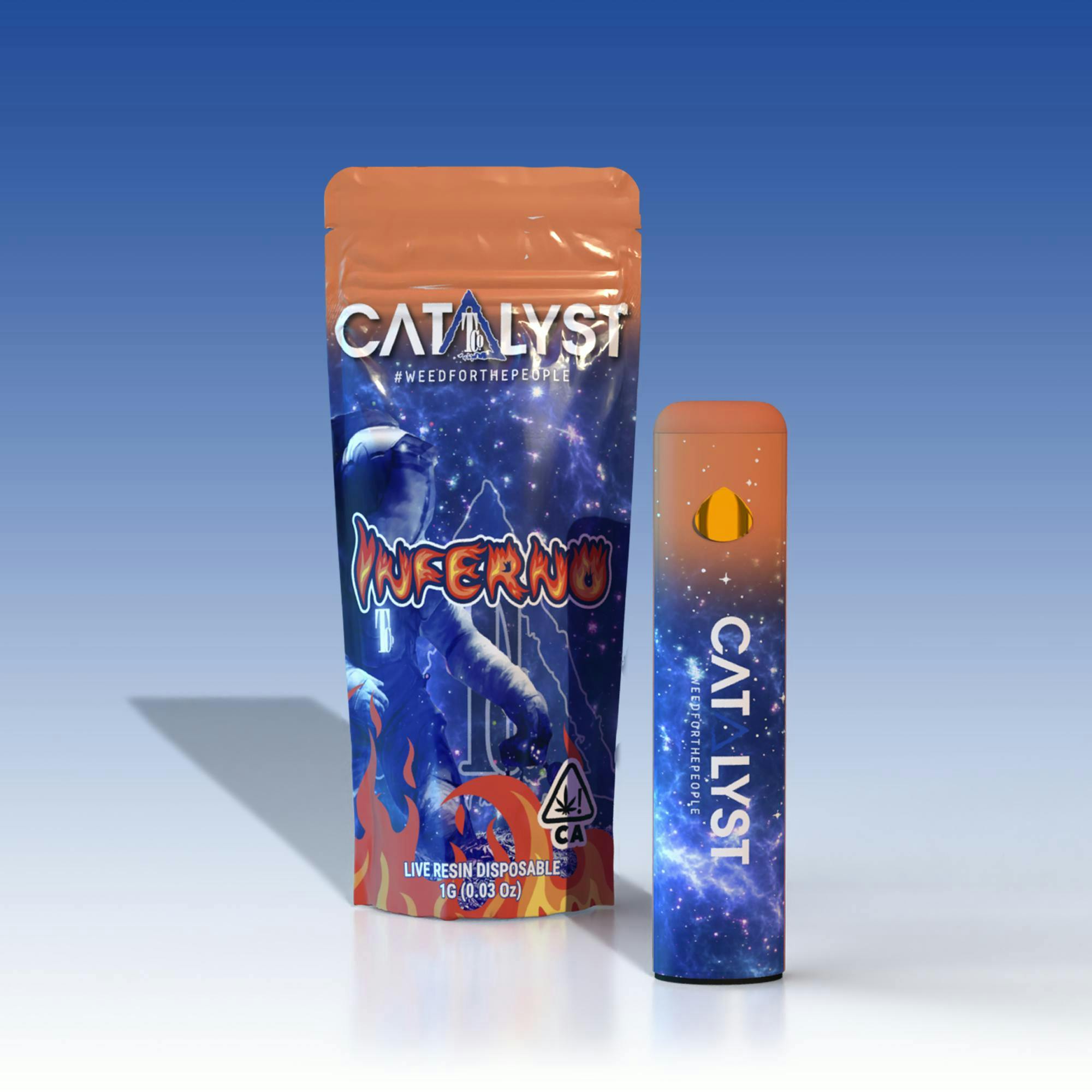 Astronauts - Astronauts x Catalyst - Inferno Live Resin All-In-One Vape 1g - 1