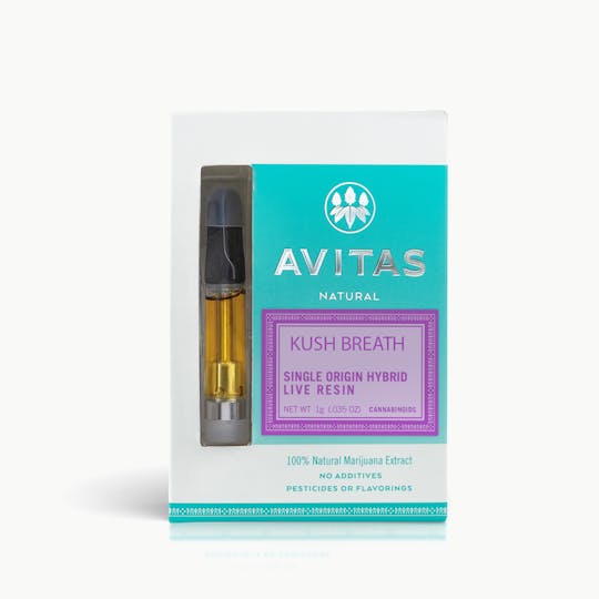 Avitas - Kush Breath Live Resin Cartridge 1g - 1