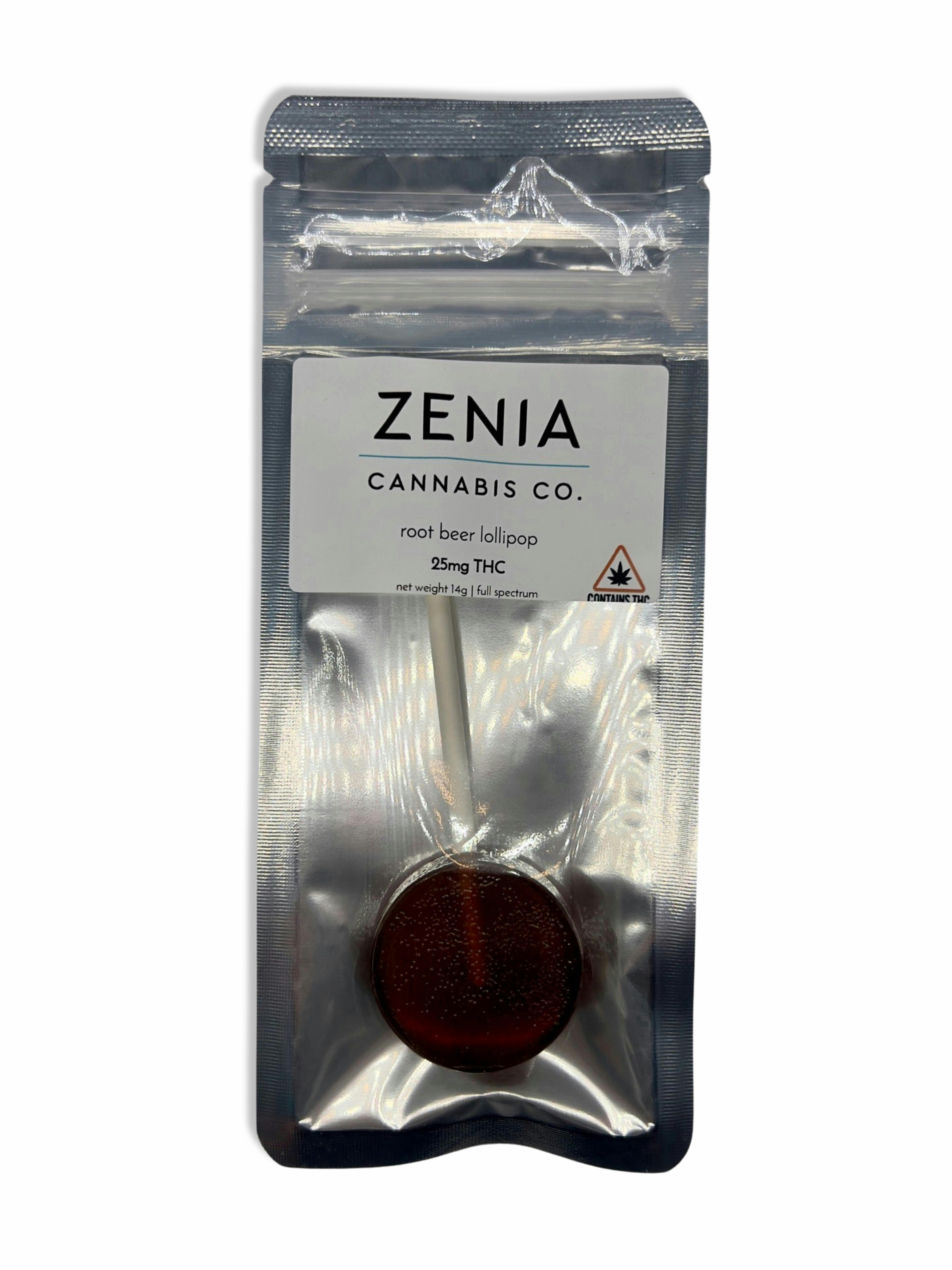 Indico - Root Beer 25mg Lollipop - Zenia - 1