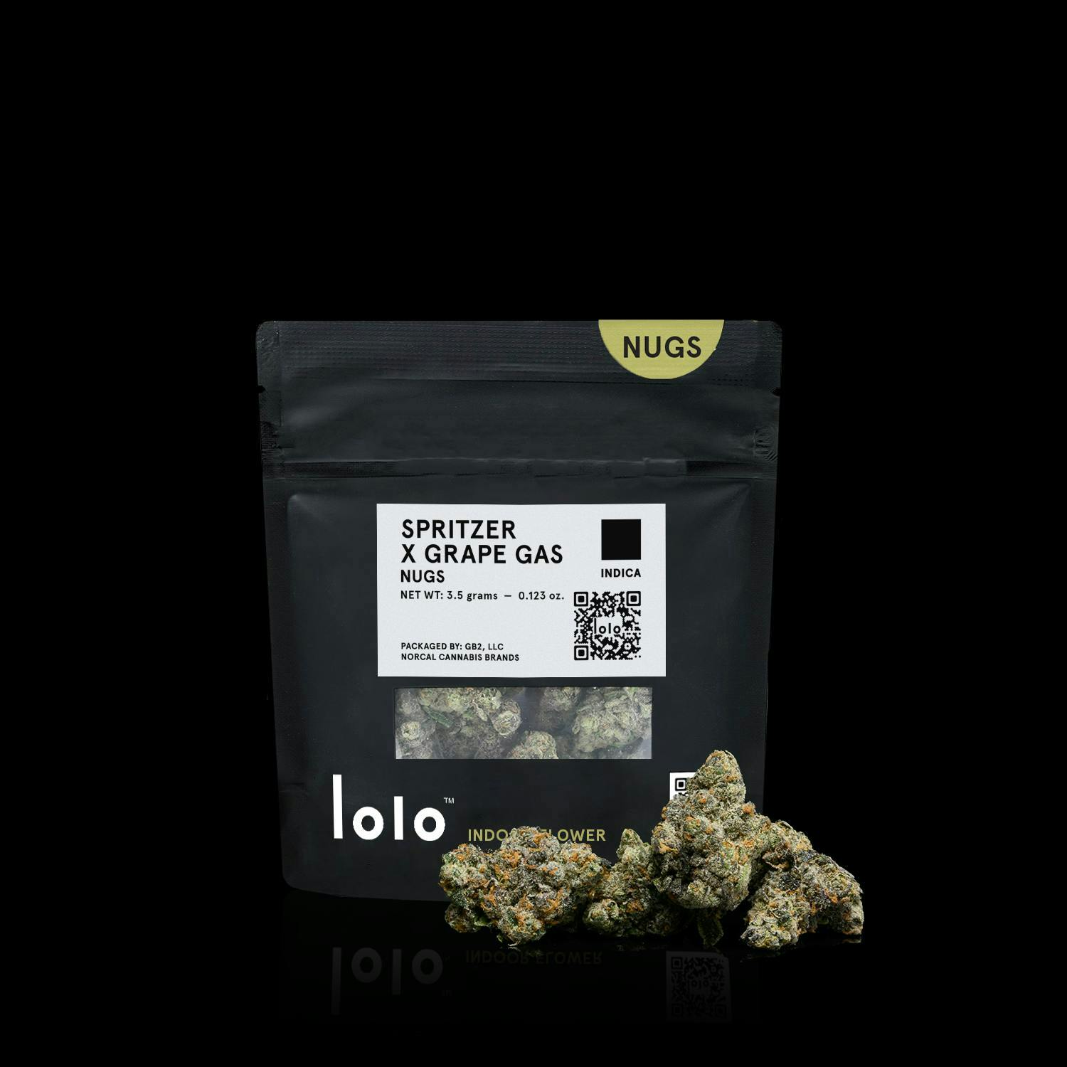 lolo - lolo | Spritzer + Grape Gas | Indoor Nugs | 3.5g - 1