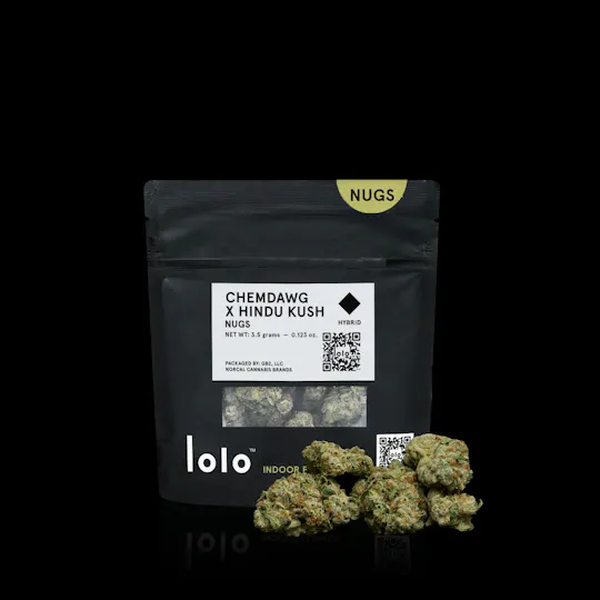lolo - lolo | Chemdawg + Hindu Kush | Indoor Nugs | 3.5g - 1