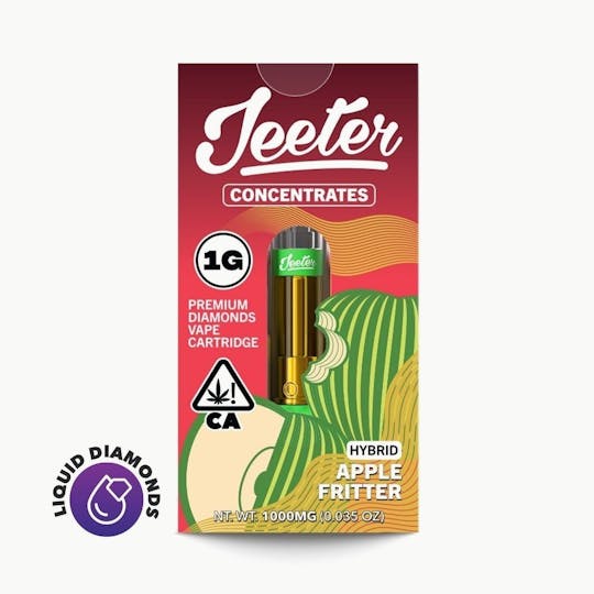 Jeeter - Jeeter Concentrates Diamonds Vape Cartridge - Apple Fritter - 1