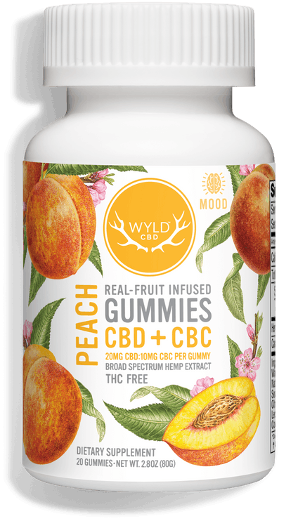 WYLD - WYLD | Peach CBD:CBC 2:1 Gummies | 20ct - 1
