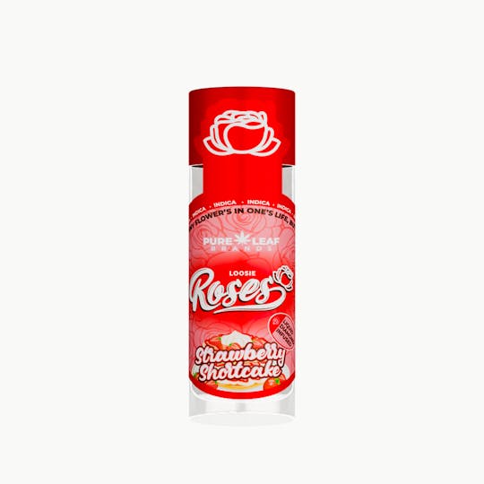 Roses - STRAWBERRY SHORTCAKE Roses Loosie Indica .6G | Liquid Diamond Infused - 1