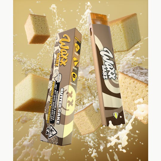 Waxx - Waxx Barz Premium Live Diamonds - Butter Cake - Indica- 1 Gram - 1