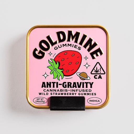 Goldmine Gummies - Goldmine Gummies | Anti-Gravity Wild Strawberry | 100mg | 10ct | 10mg/ea - 1