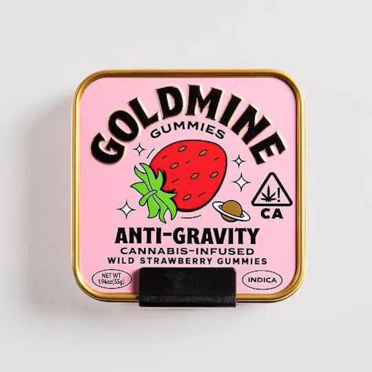Goldmine Gummies - Goldmine Gummies | Anti-Gravity Wild Strawberry | 100mg | 10ct | 10mg/ea - 1