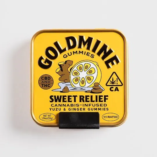 Goldmine Gummies - Goldmine Gummies | Sweet Relief Yuzu & Ginger | 100mg | 10ct | 10mg/ea - 1