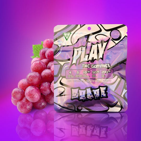 Play Michigan - Grape ━ 200mg ━THC Gummies ━ Play - 1