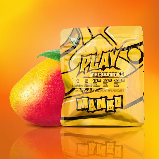 Play Michigan - Mango ━ 200mg ━THC Gummies ━ Play - 1