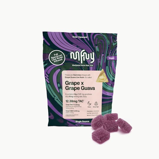 MFNY - Grape x Grape Guava Live Rosin Gummies | 100mg 10pk - 1