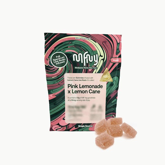 MFNY - Pink Lemonade x Lemon Cane Live Rosin Gummies | 100mg 10pk - 1